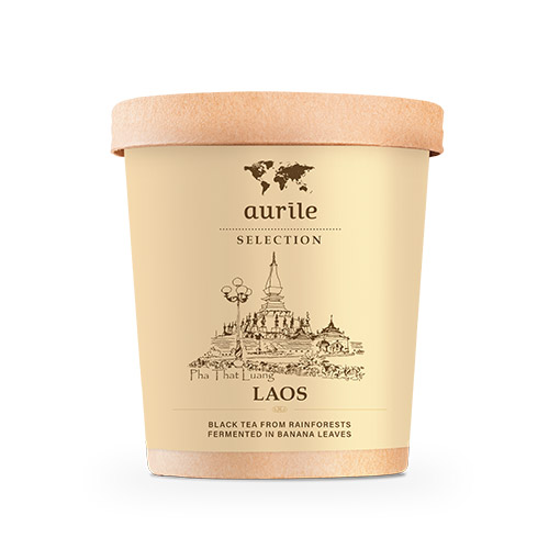 Laos - Black tea from rainforests fermented in banana leaves